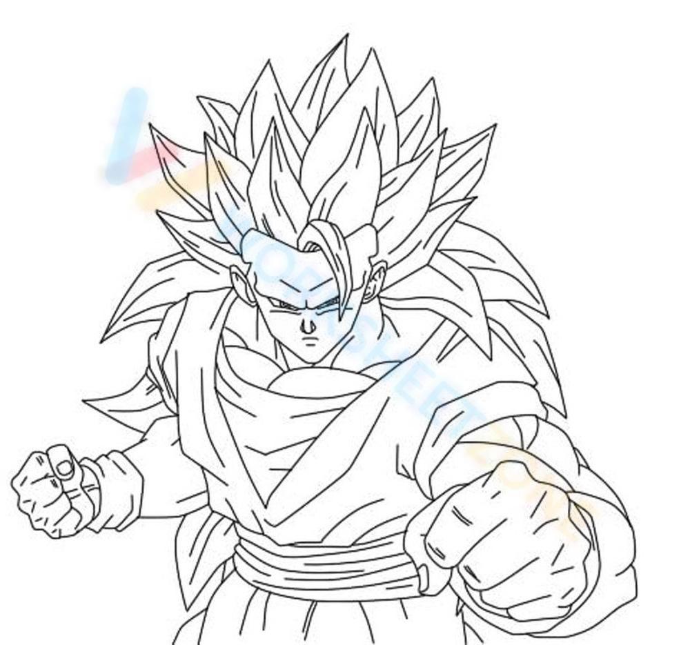 Free collection of goku coloring pages for all ages