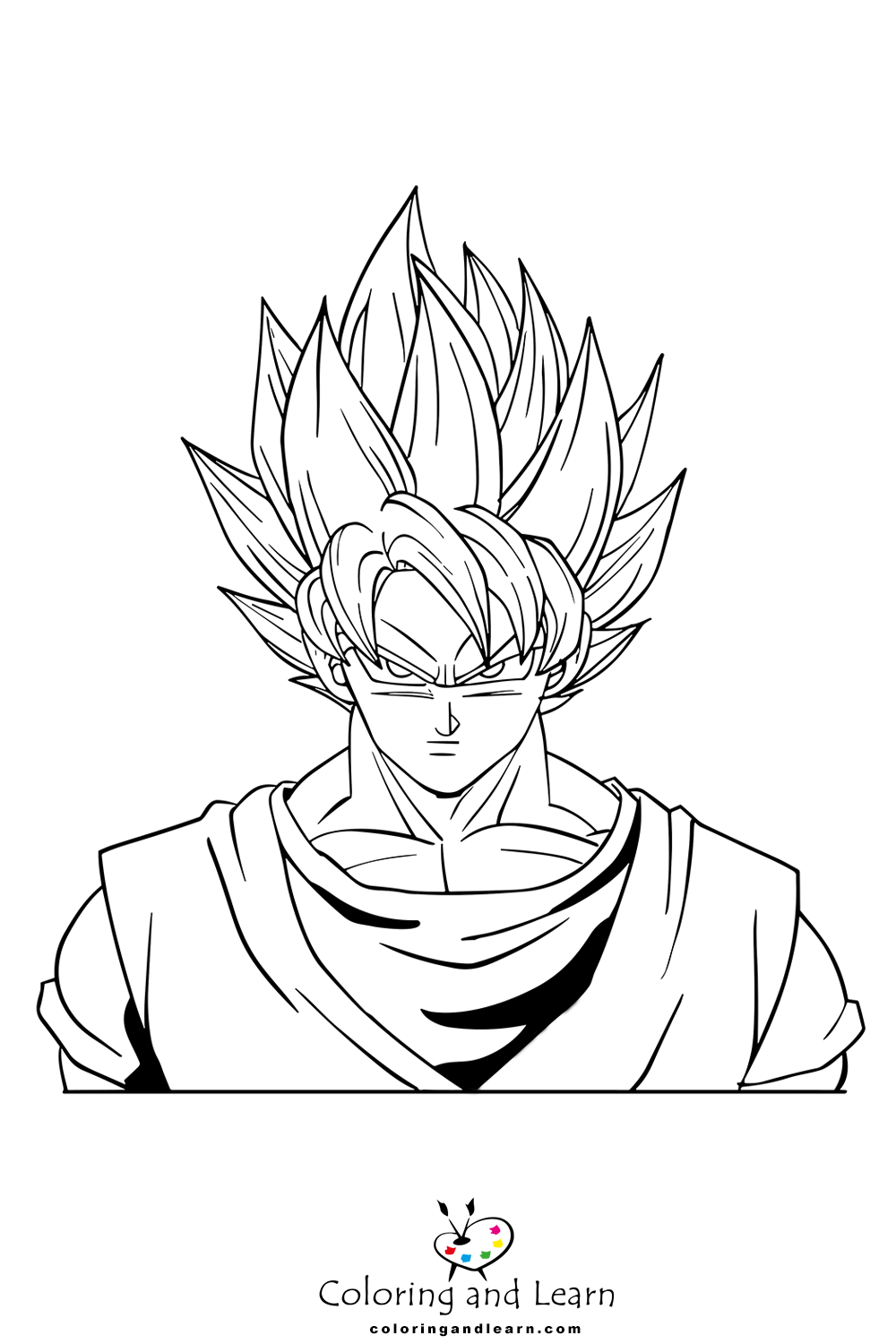 Goku coloring pages