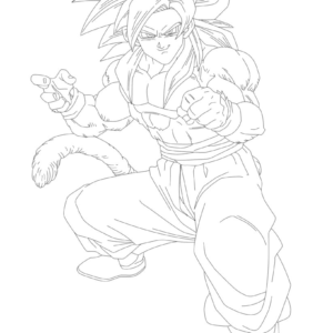 Son goku coloring pages printable for free download