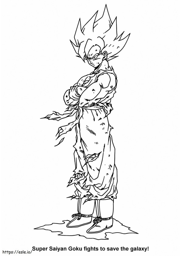 Goku coloring pages coloring pages