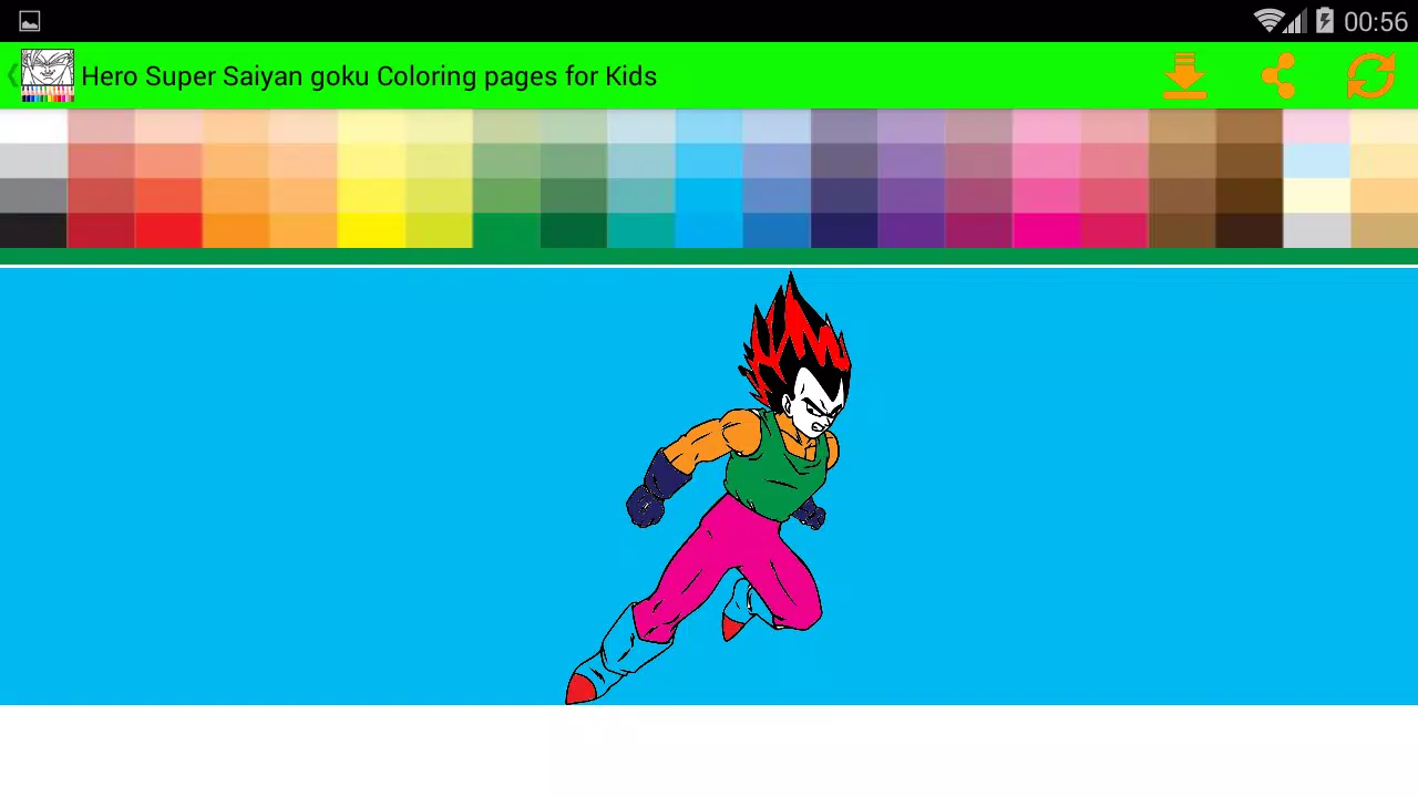 Hero super saiyan goku coloring pages for kids apk pour android tãlãcharger