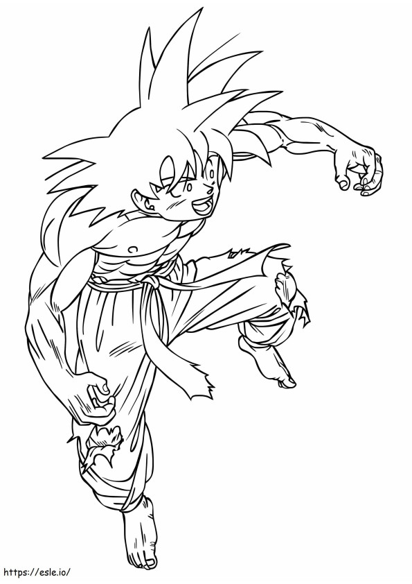 Goku coloring pages coloring pages