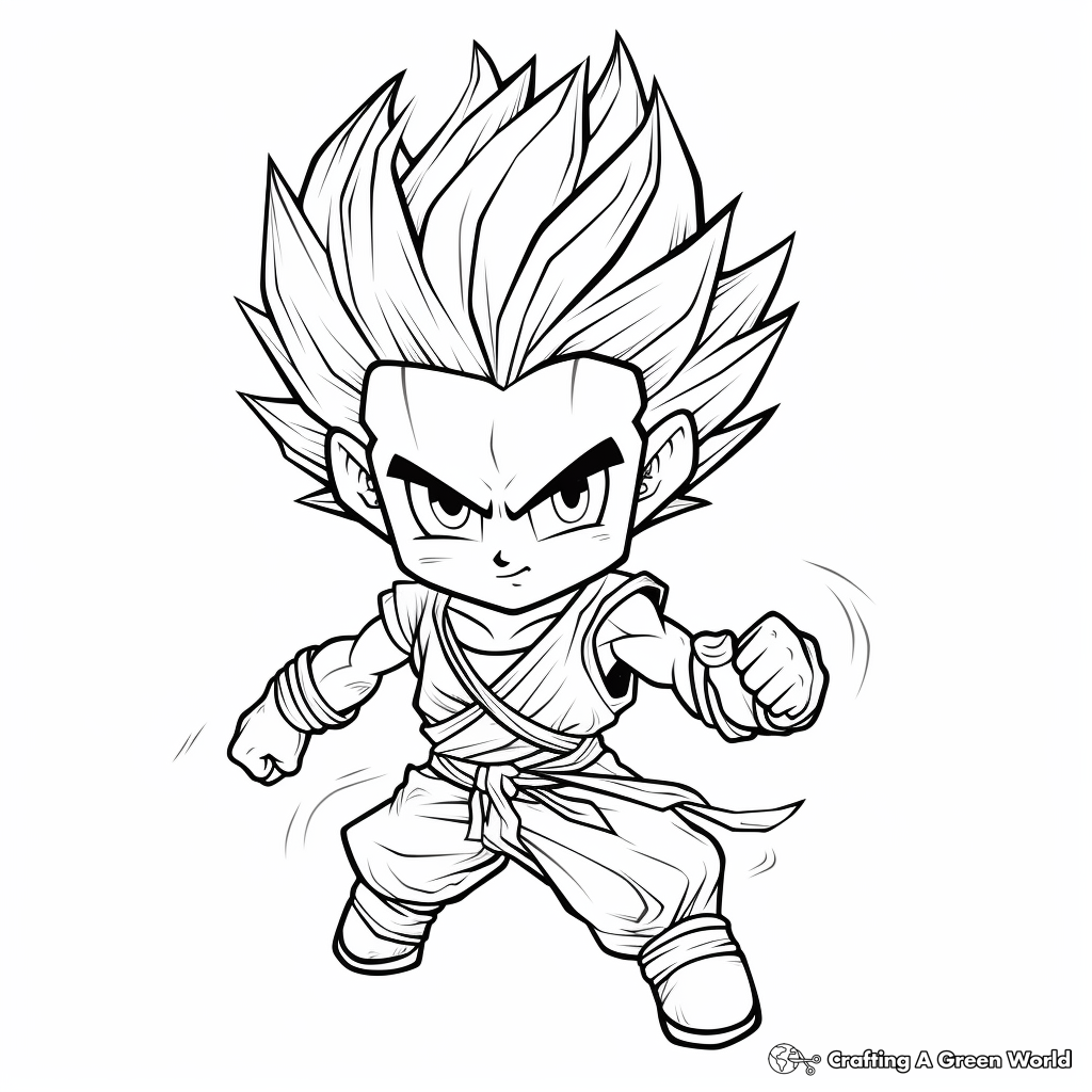 Goku coloring pages