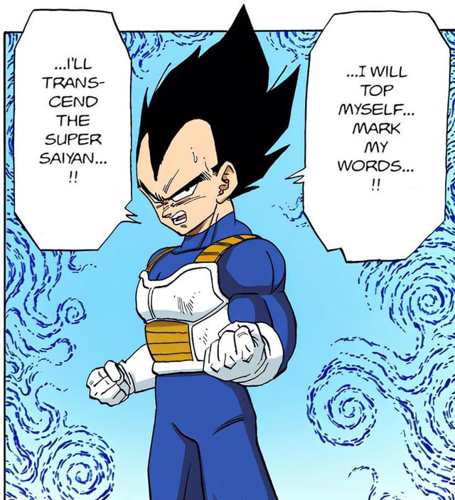 Dragon ball z ultra ego vegeta coloring rmangacoloring