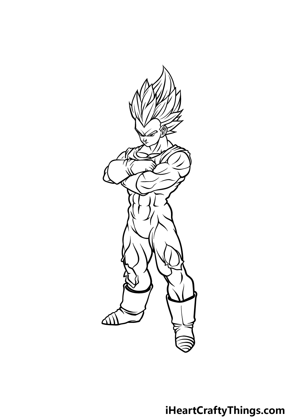 Vegeta drawing