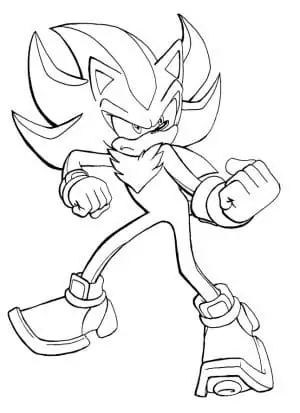 Super shadow the hedgehog fãrbung seite