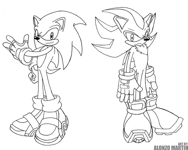 Sonic and shadow