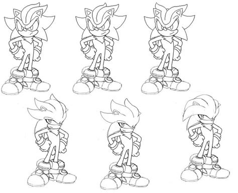 Super sonic super shadow louring pages