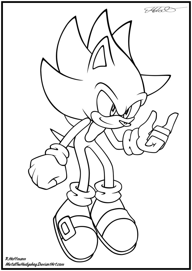 Coloring page sonic video games â printable coloring pages