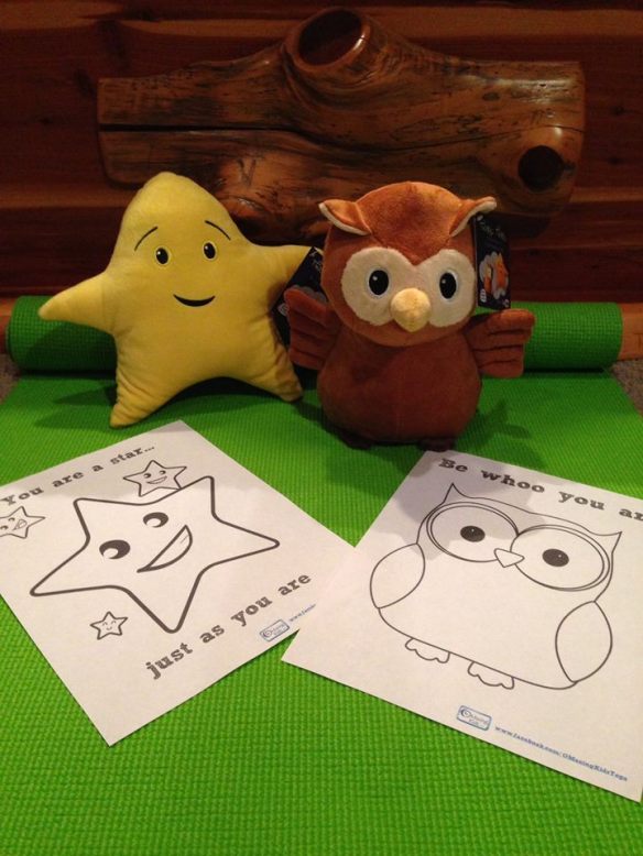 New twinkle twinkle owl star plush characters from super simple learning free printable affirmation coloring pages omazing kids aac consulting