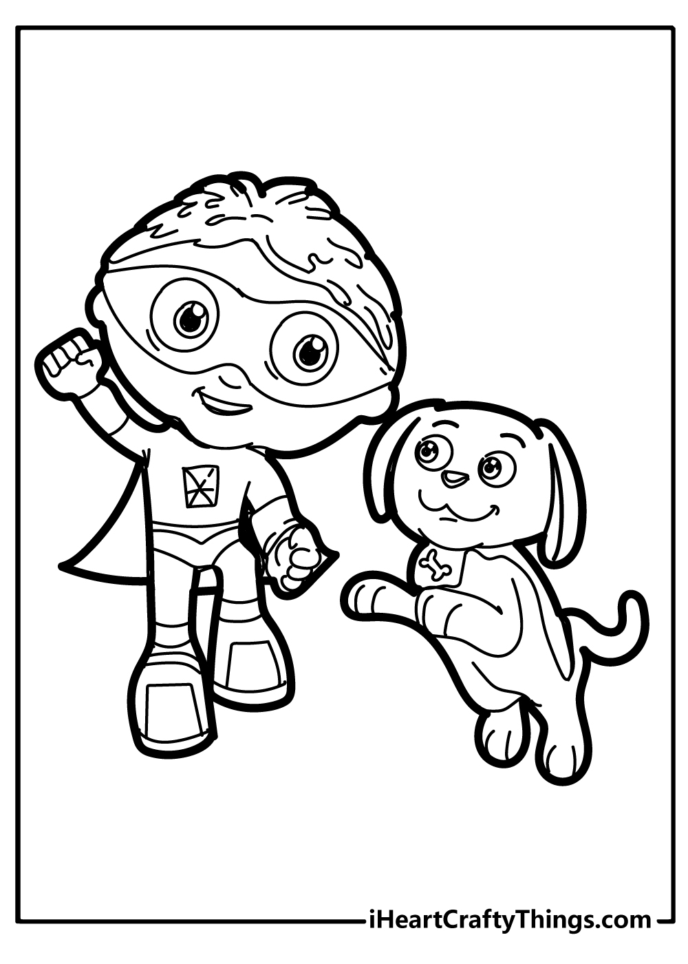 Super coloring pages free printables