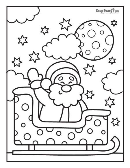 Printable christmas coloring pages