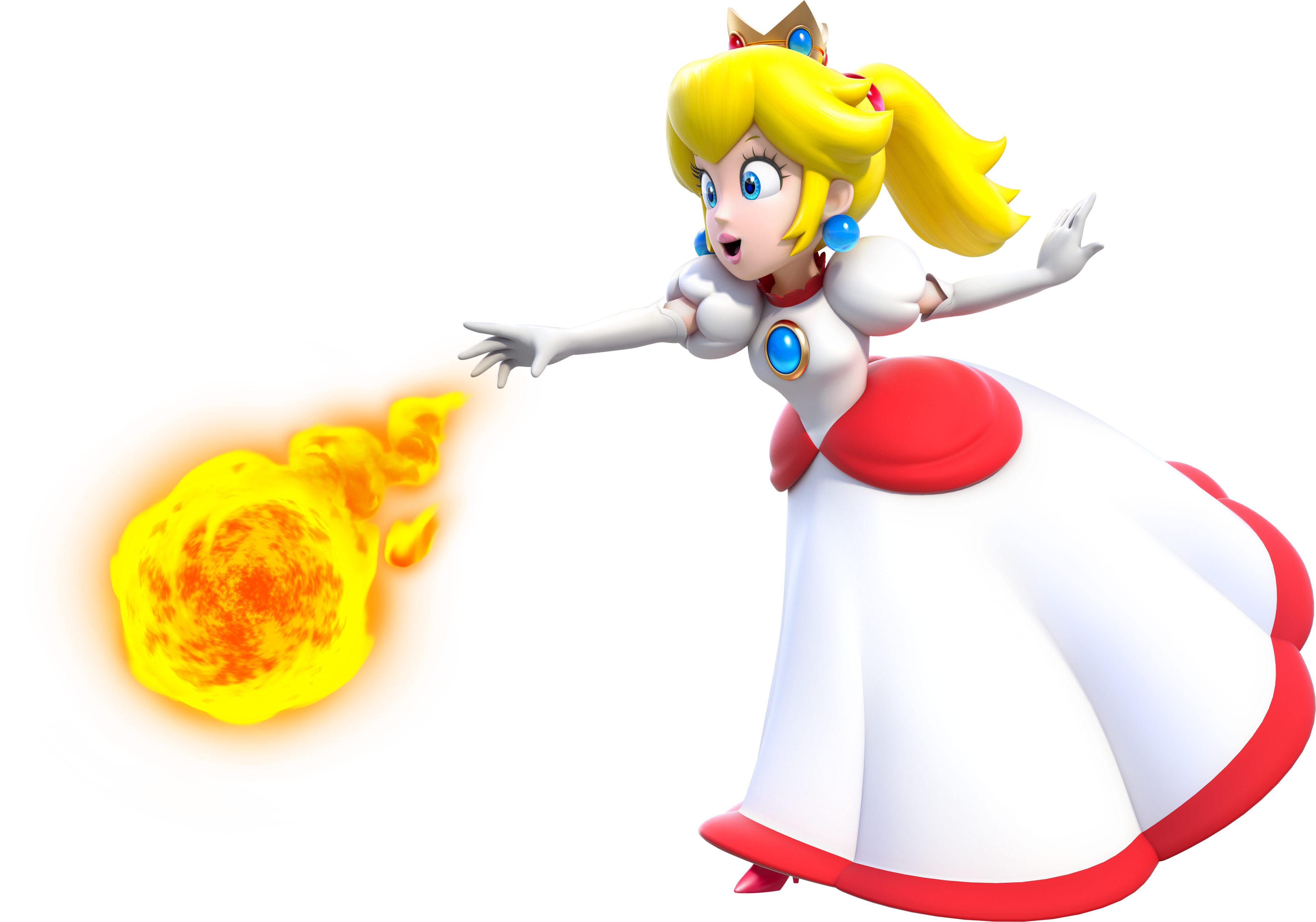 Fire princess peach by usanintendo on