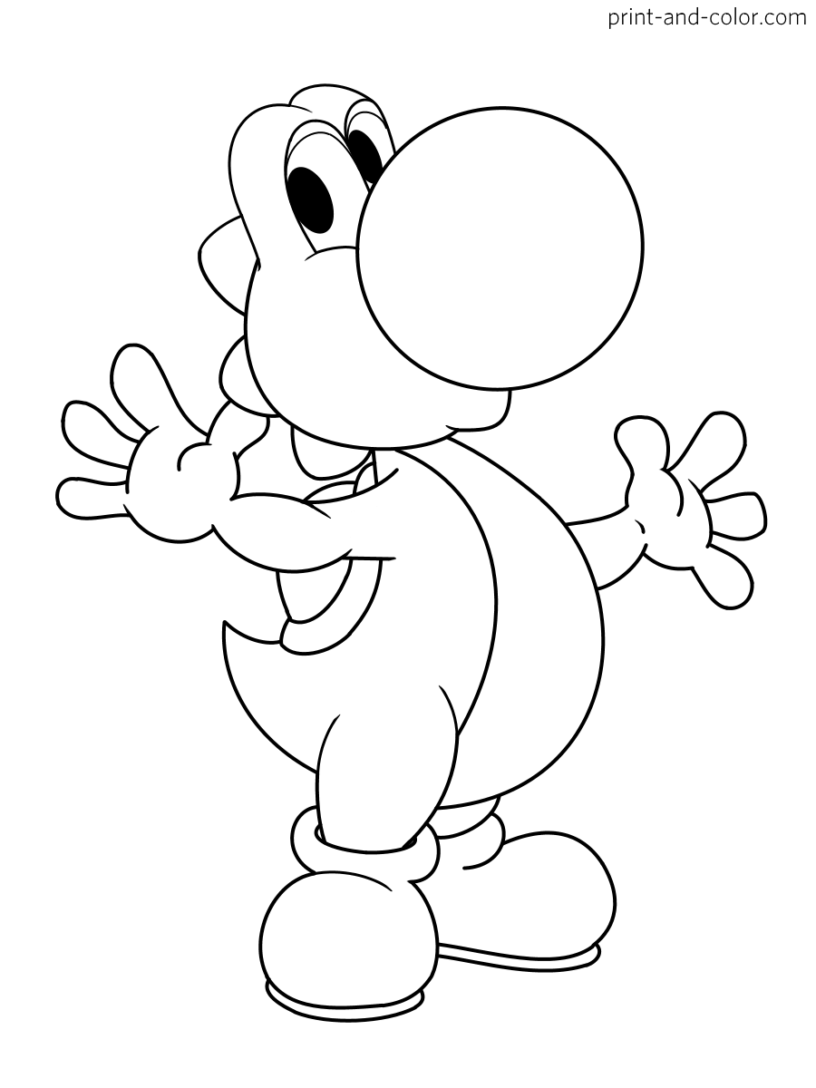 Super smash bros coloring pages print and color