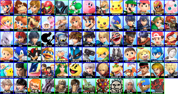 Super smash bros ultimate roster thread page