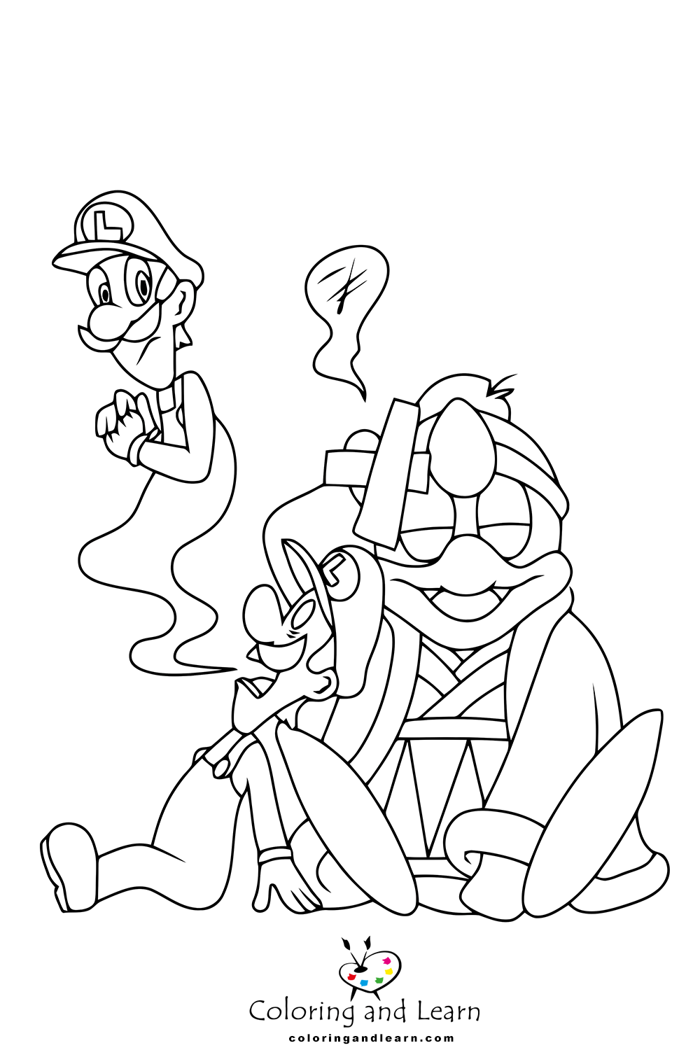 Super smash brothers coloring pages