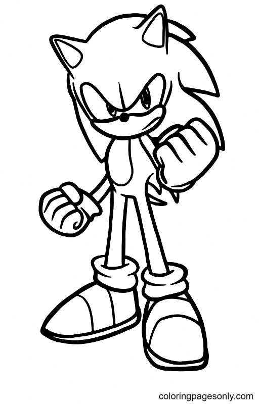 Sonic the hedgehog coloring pages printable for free download