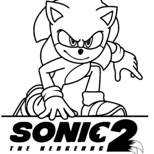 Sonic the hedgehog coloring pages printable for free download