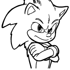 Sonic the hedgehog coloring pages printable for free download