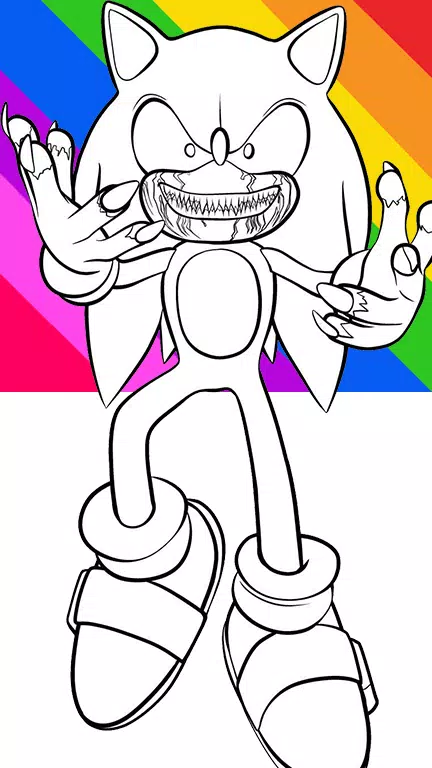 Soniexe coloring book cartoon apk for android download