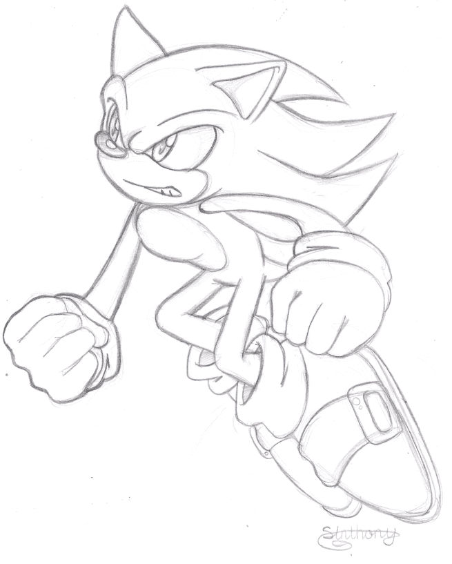 Super sonic sketch by pendulonium on