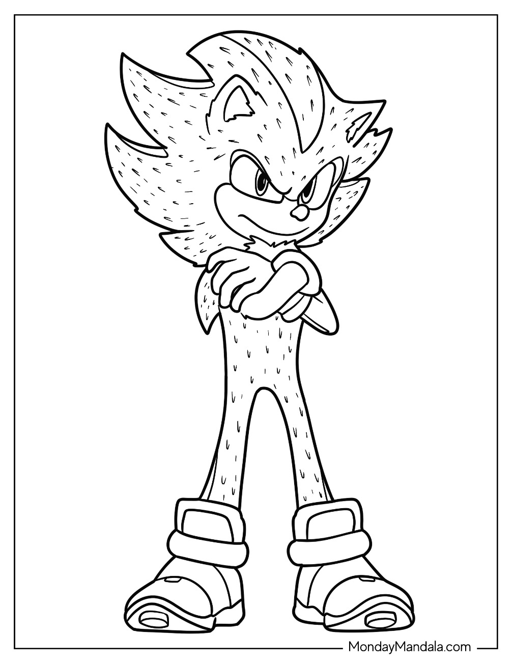 Super sonic coloring pages free pdf printables