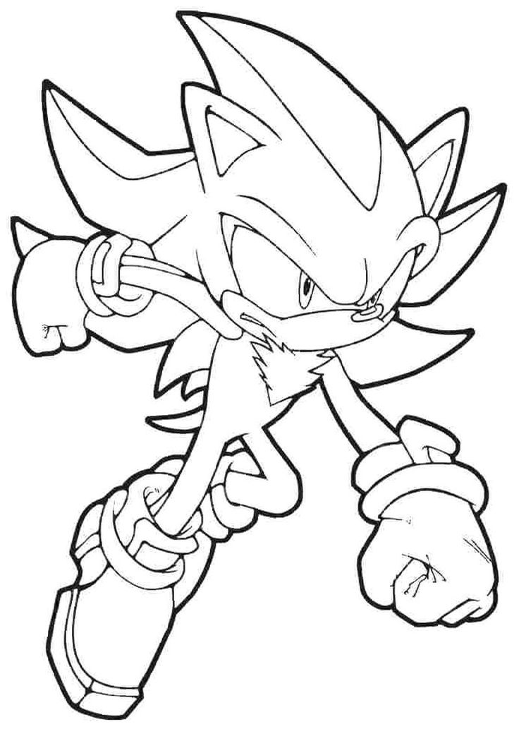 Sonic the hedgehog coloring pages pdf download