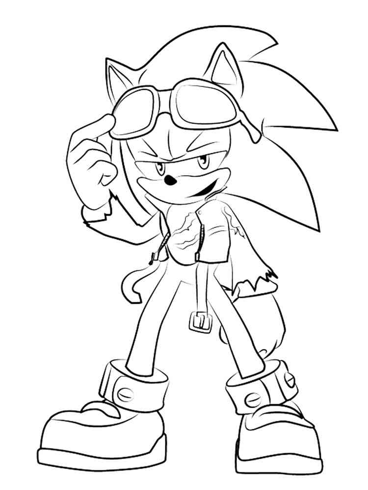 Sonic the hedgehog coloring pages