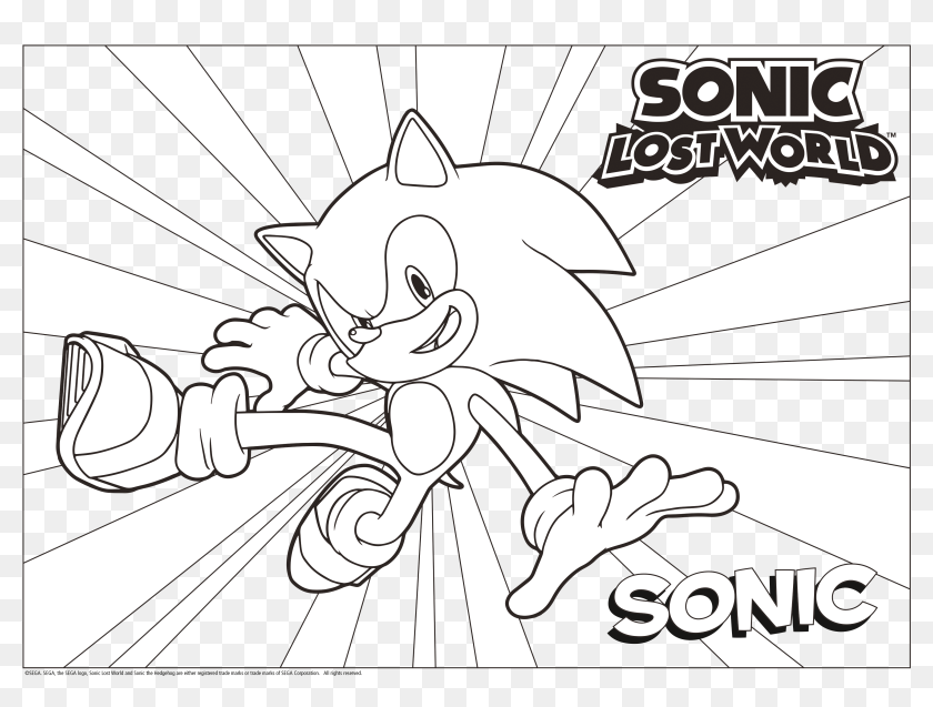 Free coloring pages of super sonic emeralds