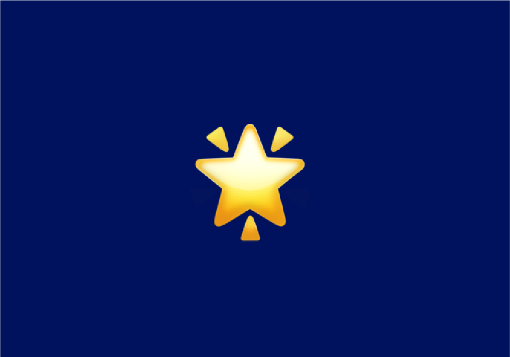 Ð glowing star emoji meaning