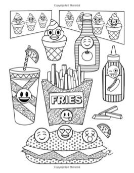 Free printable emoji coloring pages