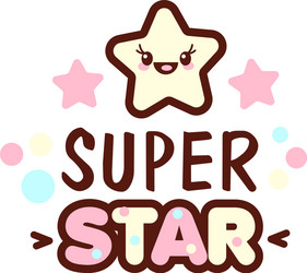 Star super emoji vector images