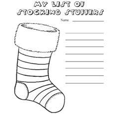 Top free printable christmas stocking coloring pages online