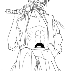 Bleach coloring pages printable for free download