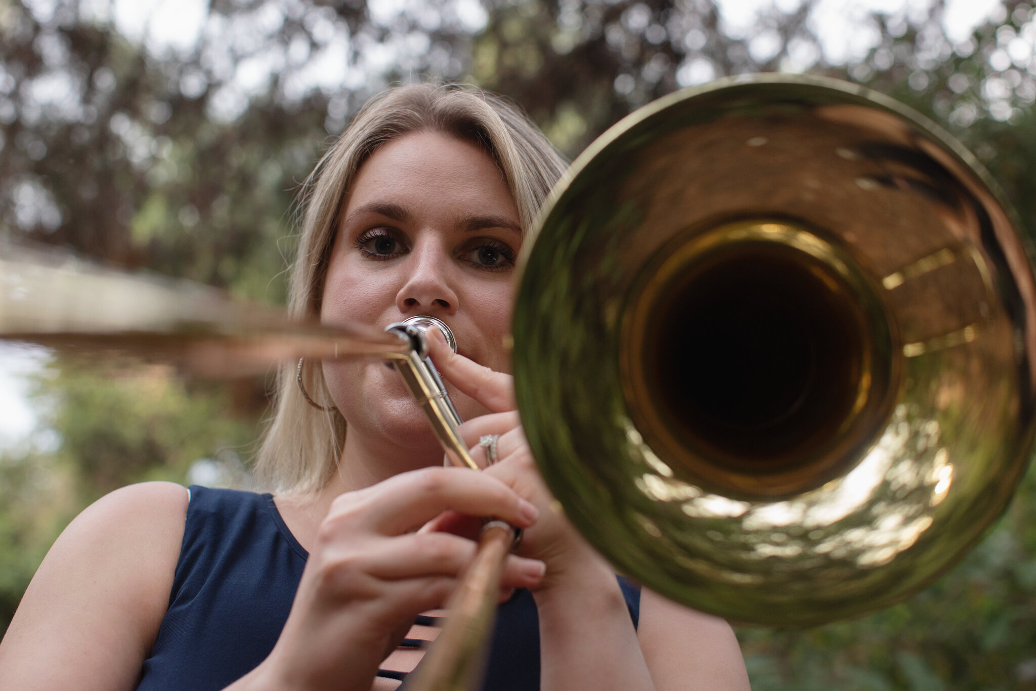 The trombonist hillary simms is breaking barriers