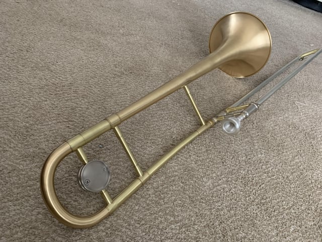 My old childhood relic from feels like a brand new horn again im extremely grateful to our local mom n pop music shop for getting the old getzen back up and