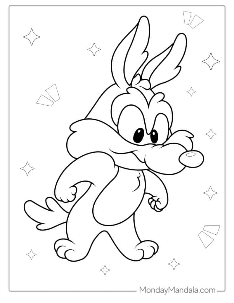 Looney tunes coloring pages free pdf printables