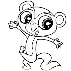 Littlest pet shop coloring pages for kids