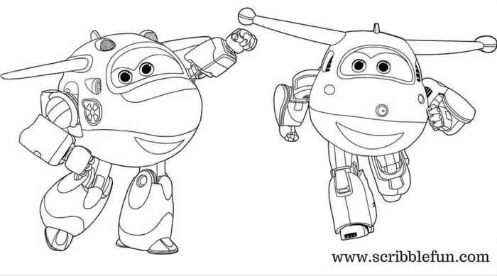 Printable super wings coloring pages free