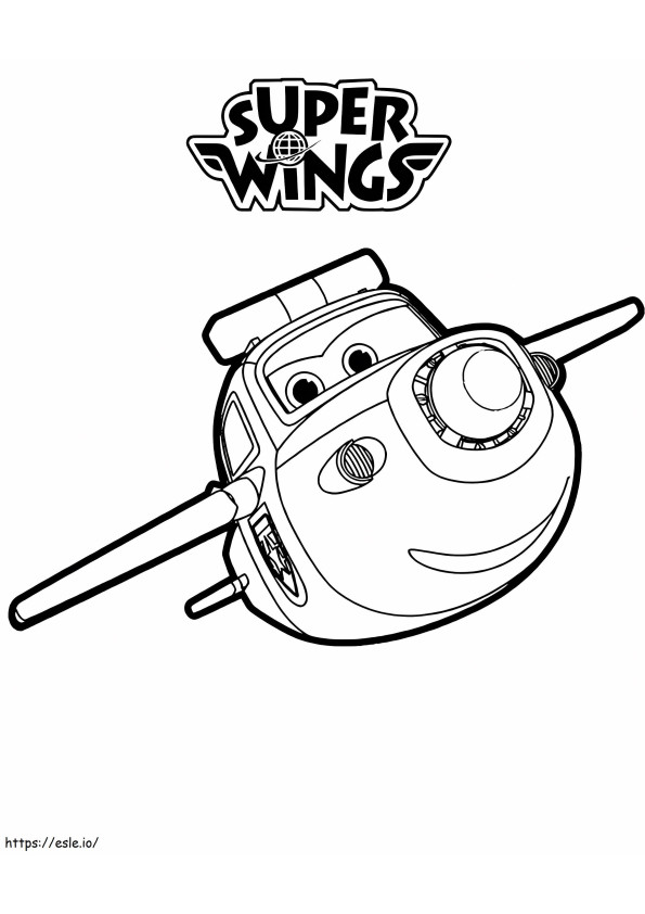 Paul super wings coloring pages