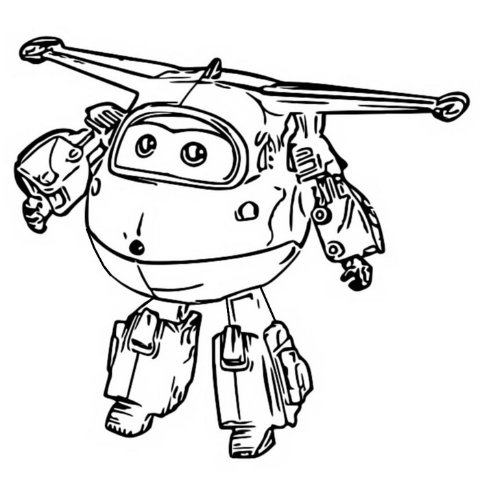 Coloring pages super wings