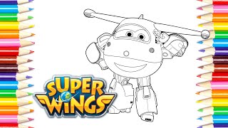 Super wings coloring book