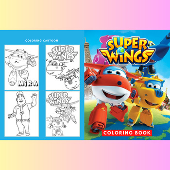 Super wings coloring pages for students preschool pre