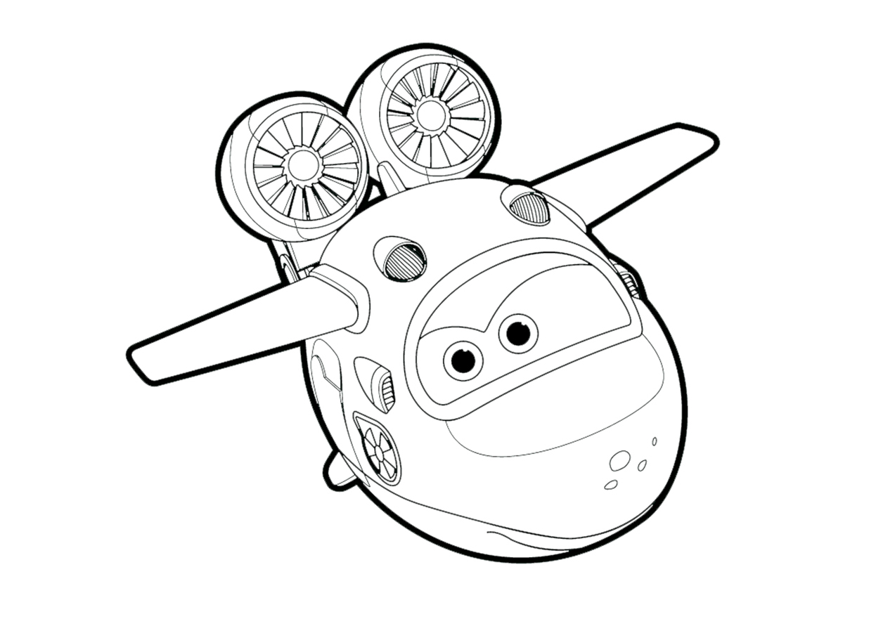 Super wings coloring pages