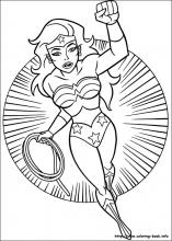 Wonder woman coloring pages on coloring