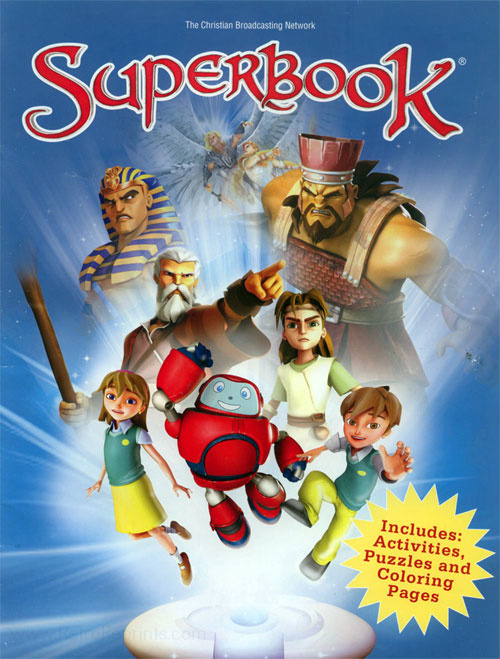 Superbook reboot coloring and activity book coloring books at retro reprints