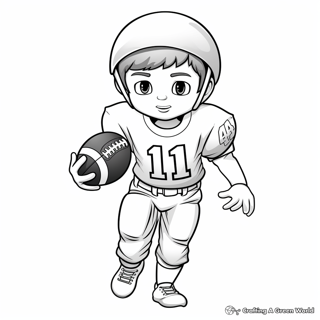 Super bowl coloring pages