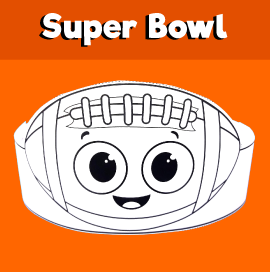 Super bowl coloring sheet â minutes of quality time