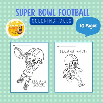 Super bowl football coloring pages super bowl nfl by our talented children