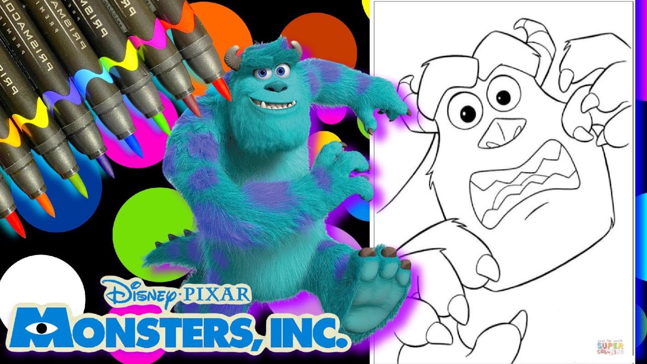 Coloring sulley monsters inc trivia